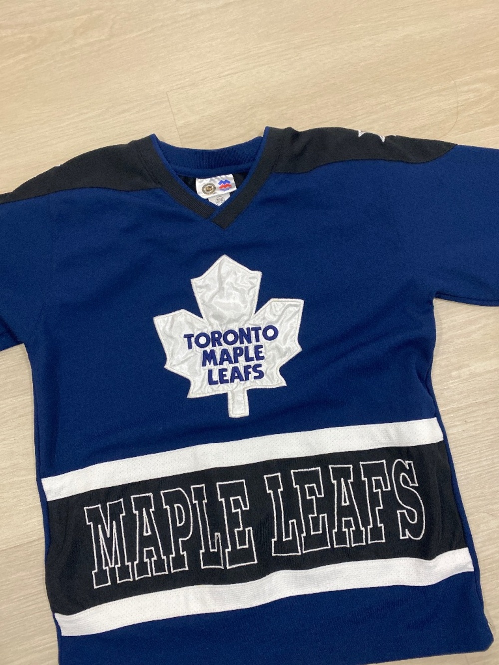 Vintage Mighty Mac Sports Toronto Maple Leafs NHL Jersey Kids Medium (10-12)